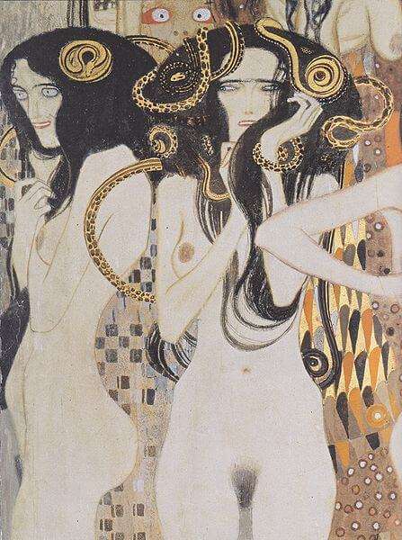 Gustav Klimt - Die Gorgonen (1902)