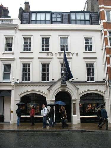 Sotheby's Hauptquartier in der New Bond Street, London