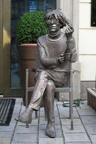 Statue in Bratislava, Slowakei