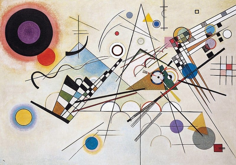 Geometrischer Abstraktionismus: Komposition VII von Wassily Kandinsky