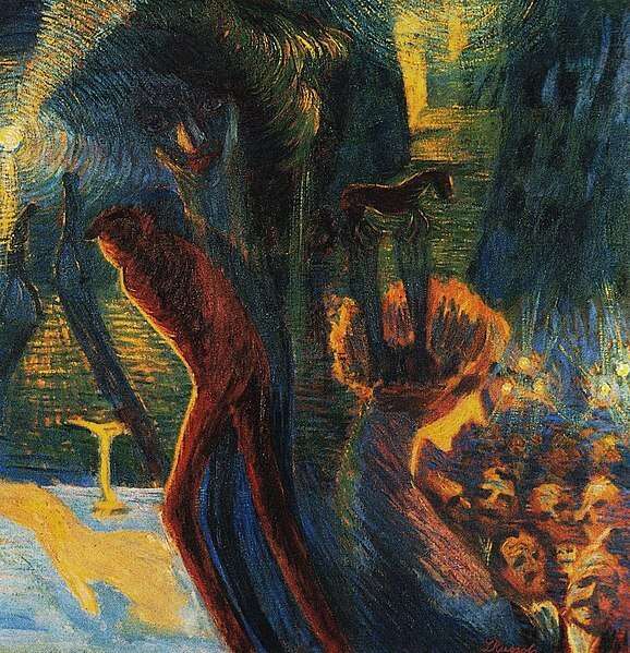 Luigi Russolo - Souvenir d'une nuit, 1911