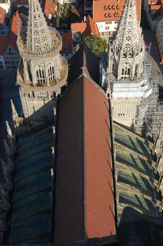 Ulmer Münster - Blick auf das Dach Ulmer Münster - Blick auf das Dach