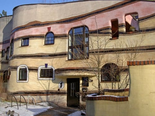 Hundertwassers Waldspirale in Darmstadt