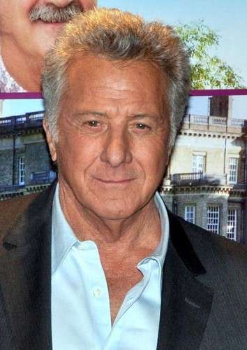 Dustin Hoffman in Paris bei der fränzösischen Premiere seines Regiedebüts "Quartett"