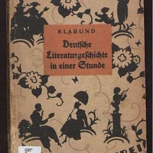 Klabund - Duitse literatuurgeschiedenis in één uur