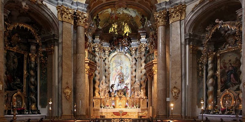 Baukunst in Deutschland - Der prächtige Barock, bei uns ein wenig verzögert Kunstlexikon mannheimer schloss Klosterkirche St. Georg und Martin, Weltenburg