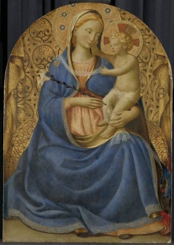 Ein kleines Weihnachtsgeschenk – Engel-Künstler zum Kennenlernen Kunstgeschichte 14. jahrhundert "Madonna of Humility" von Fra Angelico