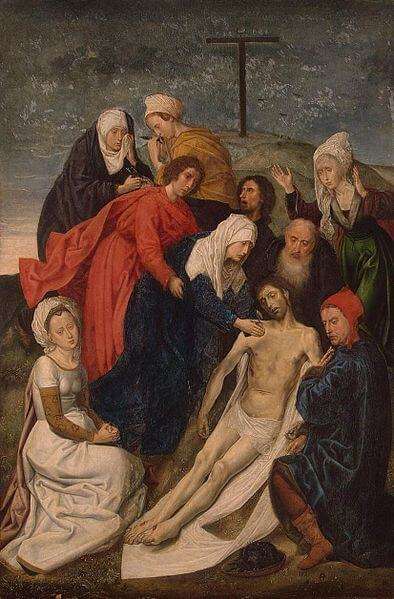 "Lamentation" von Hugo van der Goes