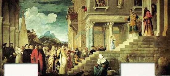 Tizian: Presentation of the Virgin at the Temple (zw. 1534 und 1538)