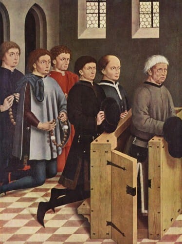 Ein kleines Weihnachtsgeschenk – Engel-Künstler zum Kennenlernen Kunstgeschichte 14. jahrhundert Friedrich Herlin: Hochaltarretabel von St.Georg in Nördlingen