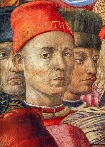 Selbstporträt des Benozzo Gozzoli