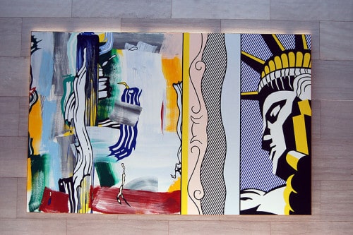 Roy Lichtenstein - Gemälde mit der Freiheitsstatue (National Gallery of Art )