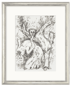 Limitierte Lithografie "In Ekstase" (2002), von Günter Grass