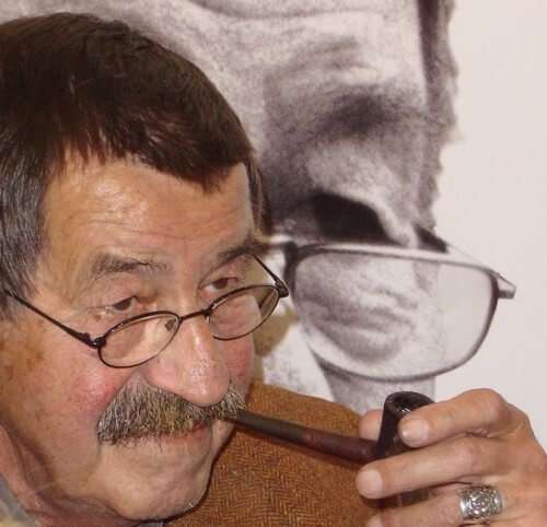 Streng limitierte Bilder, Druckgrafiken und Skulpturen von Günter Grass Kunstwerke 2. weltkrieg Günter Grass auf Buchmesse, Frankfurt am Main (2004)