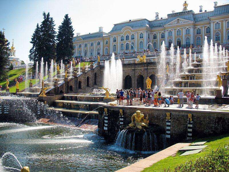 Schloss Peterhof, große Kaskade