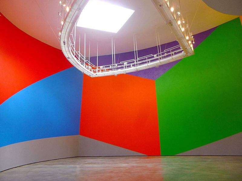 "Wall Drawing 831 (Geometric Forms)", von Sol LeWitt, Museo Guggenheim (Bilbao, Spanien)