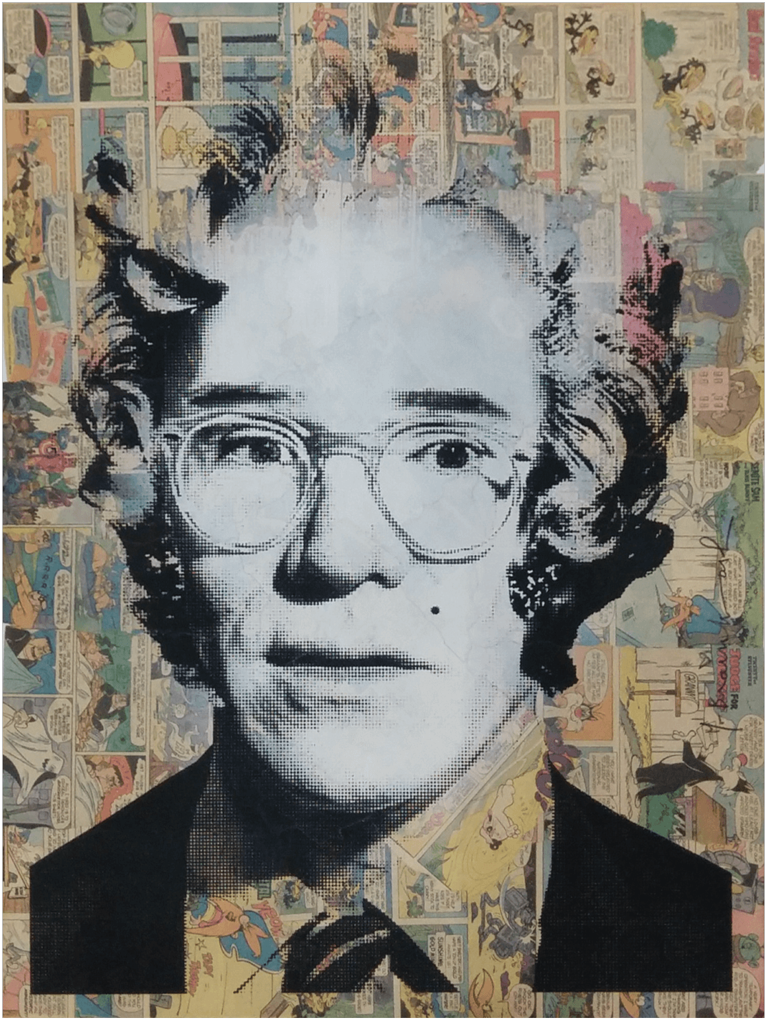 "Marilyn Warhol" von Hand veredelter Siebdruck von Mr. Brainwash