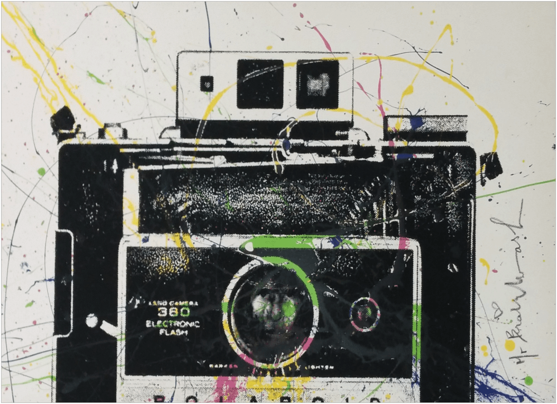 "Polaroid" - handsignierter Siebdruck von Mr. Brainwash