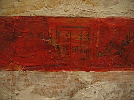 Jasper Johns "Flag" - Detailansicht