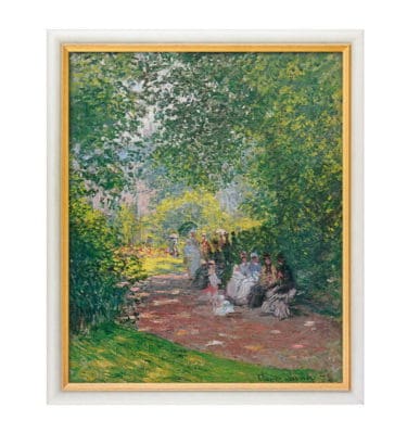 "Im Park Monceau" von Claude Monet, limitierte Reproduktion