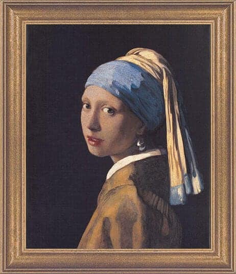 "Das Mädchen mit dem Perlenohrring" von Jan Vermeer van Delft (limit. Reproduktion)