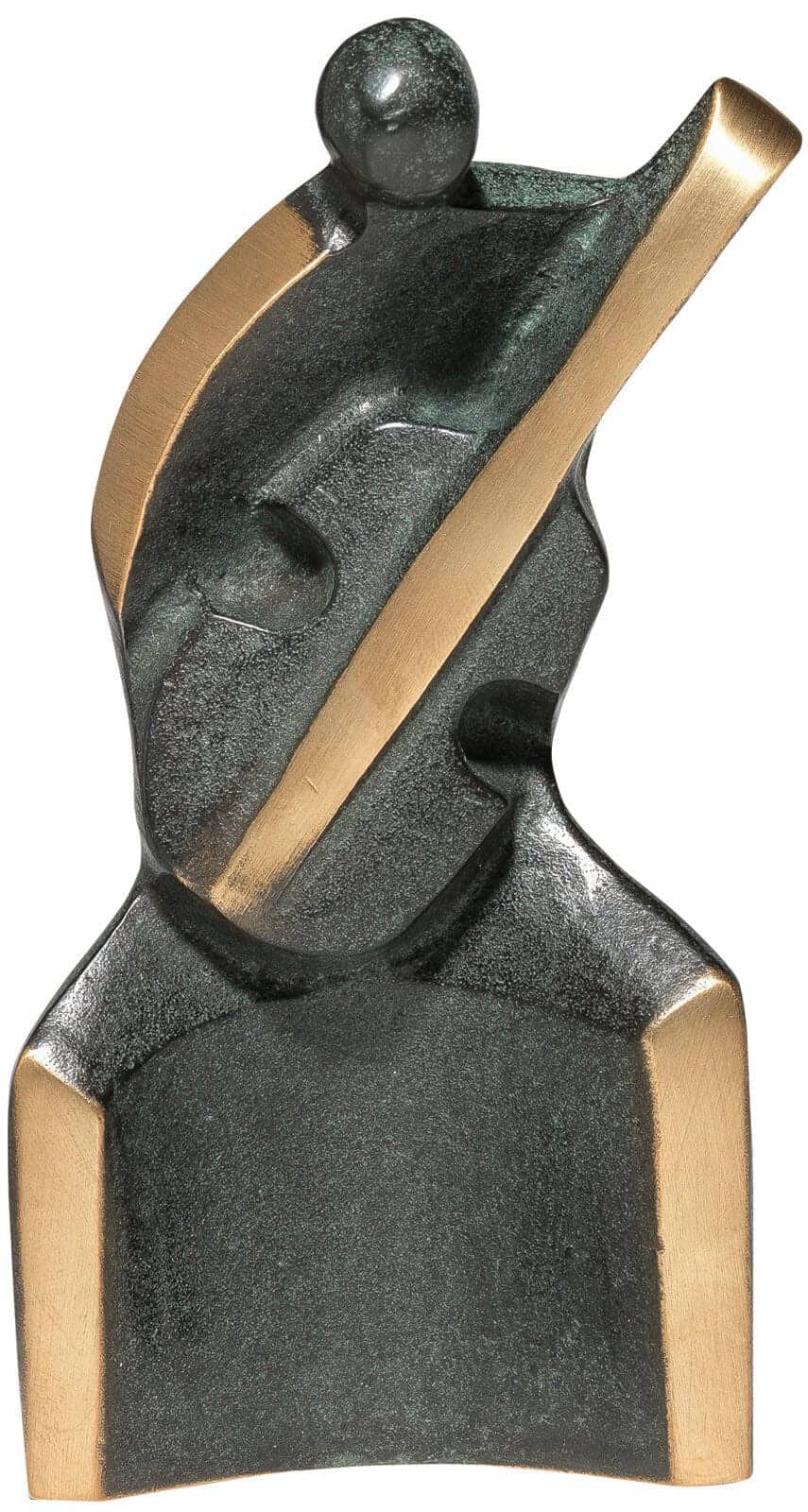 Bronzeskulptur "Gitarrist" von Luise Kött-Gärtner