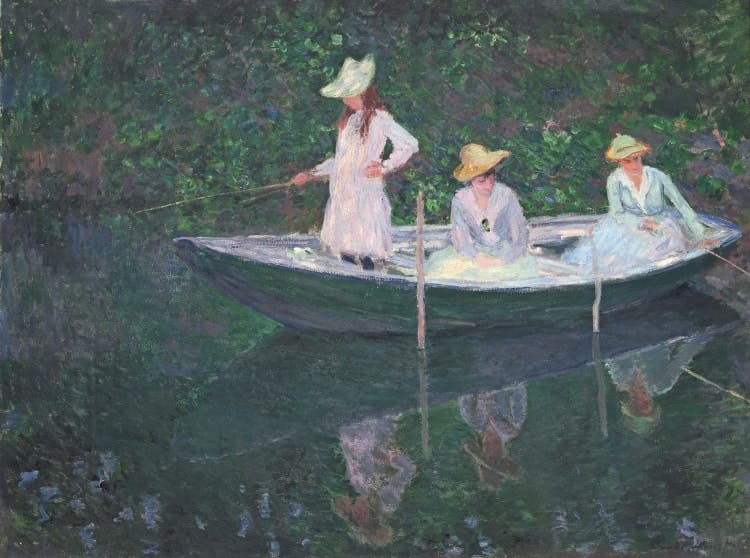 Monet - In der Barke, 1887 © RMN-Grand Palais (Musée d Orsay) Hervé Lewandowski