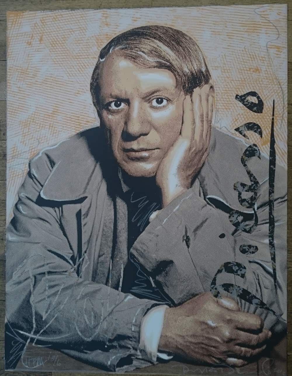 "Yo! Picasso" - Limitierter Siebdruck von Richard Duardo