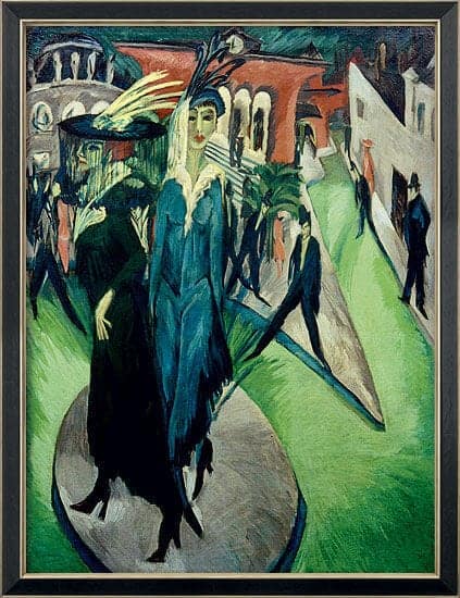 "Potsdamer Platz" von Ernst Ludwig Kirchner (limitierte Reproduktion)