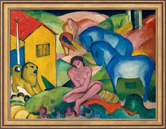 "Traum" von Franz Marc (limitierte Reproduktion)