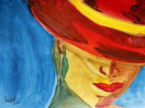 Aquarell Colloured Hats III 2017