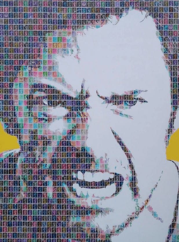 "Wolverine" - Pop Art Collage von Gary Hogben
