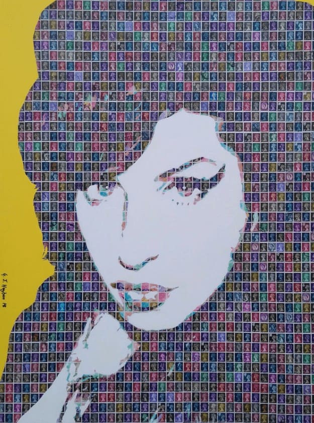 "Amy #3" - Pop Art Collage von Gary Hogben