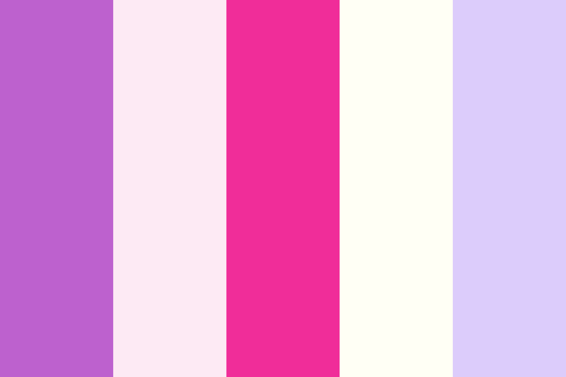 Farbkombinationen in der Mode - Pink und Weiss