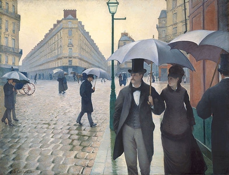 Die 21 beliebtesten Gemälde für Reproduktionen von Ölbildern der alten Meister Kreative Geschenke abstrakte kunst Kunstkopie Gemälde auf Leinwand: Straße in Paris an einem regnerischen Tag von Gustave Caillebotte