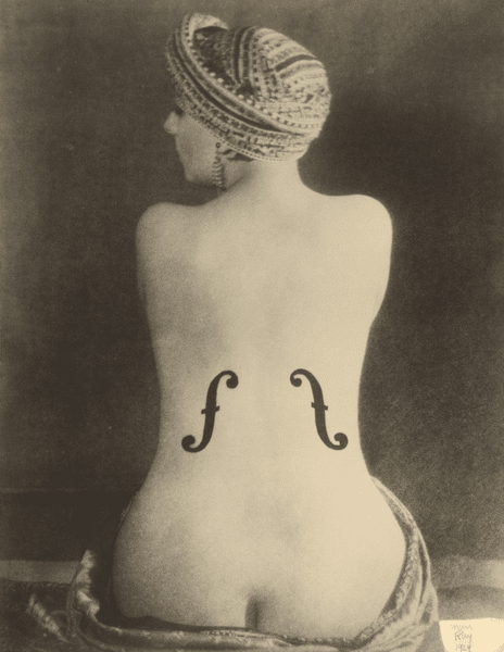Le Violon d'Ingres (Ingres's Violin), 1924, Man Ray