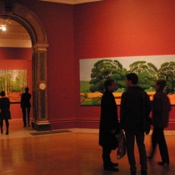 David Hockney Ausstellung in der Royal Academy of Arts in London, Januar 2012