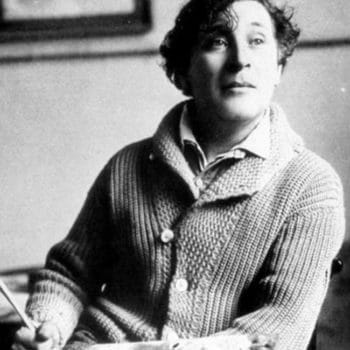 Der junge Marc Chagall, fotografiert in Paris, 1921