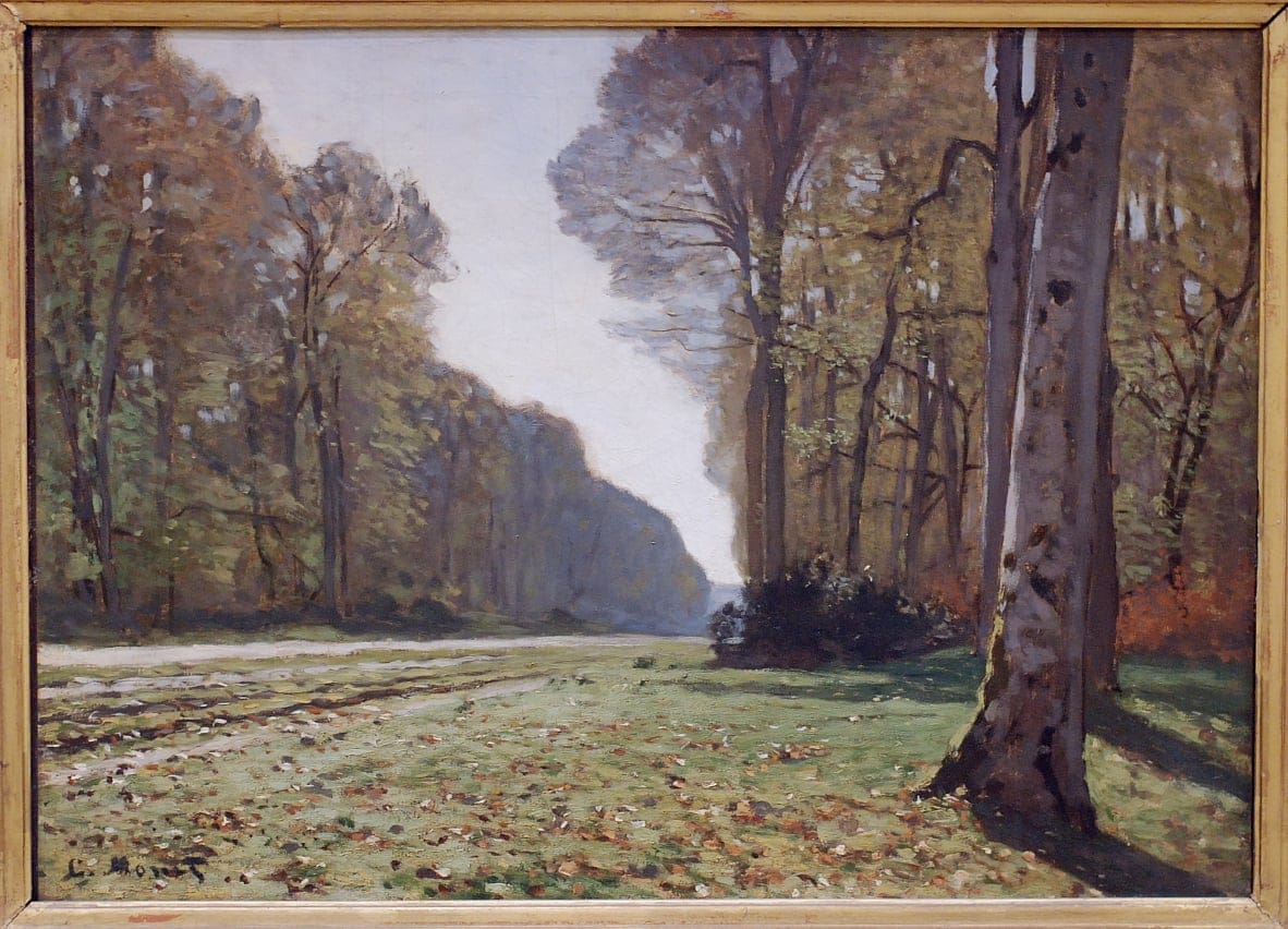 Le Pavé de Chailly (1865) von Claude Monet
