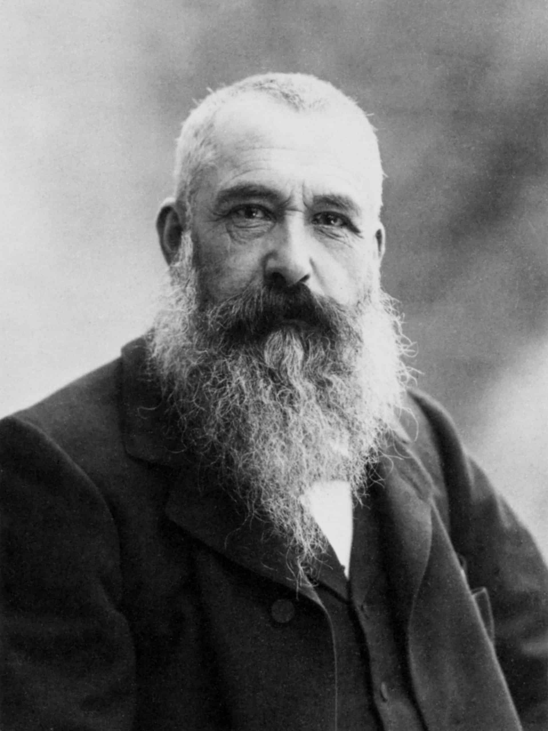 Claude Monet auf einer Aufnahme von Nadar aus dem Jahr 1899.