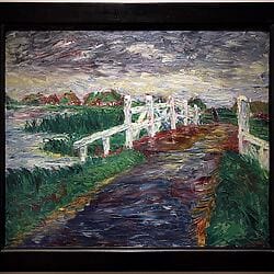 Emil Nolde, Pont sur le marais, 1910 (Collection Carmen Thyssen-Bornemisza)