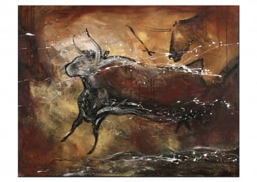 modernes Acrylbild "LASCAUX" Originalgemälde von T. Stephan