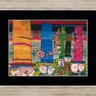 Friedensreich Hundertwasser: "Hüte tragen", Hochwertige Reproduktion