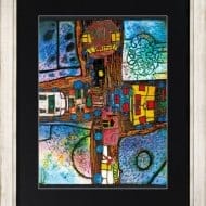"Straßenkreuzung", limitierter Artprint von Friedensreich Hundertwasser
