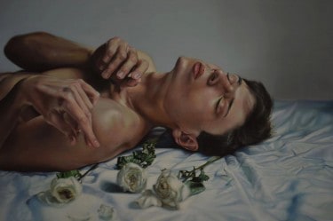 Fotorealistische Ölmalerei "My Sweetheart" von Duhaj Peter