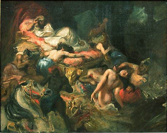 Ein Blick auf: Jeff Wall Künstler Fotografie-Kunst Delacroix - Mort de Sardanapale, 1826 - 1827