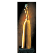 Bronzeskulptur von Paul Wunderlich "Die schöne Gärtnerin", Limitiertes Multiple