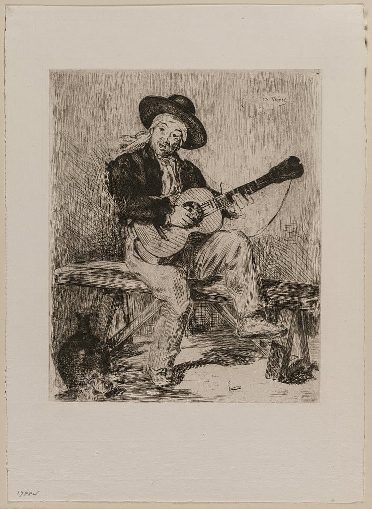 Der Guitarrero, 1861. (Le Guitarrero, 1861. )