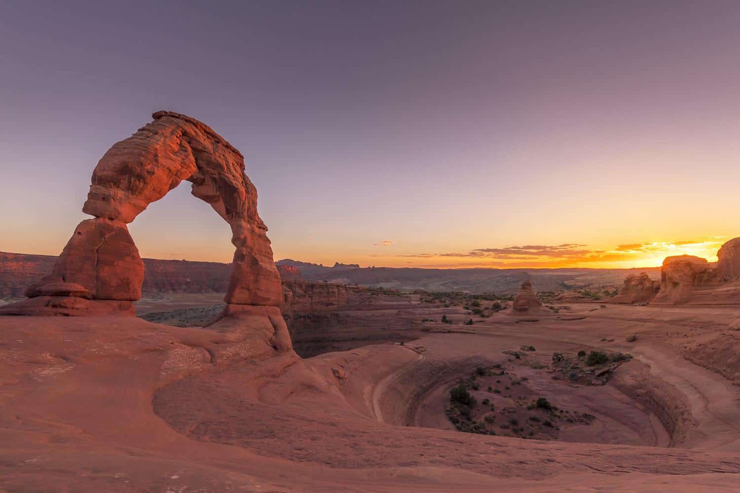 Landschaftsaufnahmen - Das Sonnenlicht ist während der Goldenen Stunde rötlicher und weicher