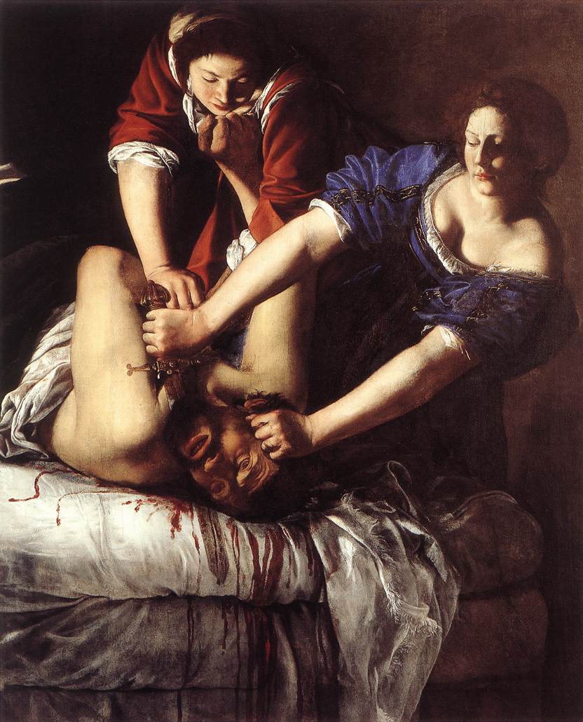 Artemisia Gentileschi - Italienischer Barock von seiner weiblichen Seite Künstler Agostino Ciampelli Gentileschi Artemisia: Judith enthauptet Holofernes (1611/1612)